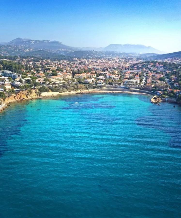 Confortable T2 Vue Mer Avec Terrasse Amenagee Et Parking Prive, Plage Et Port A Pied Sanary-sur-Mer Exteriér fotografie